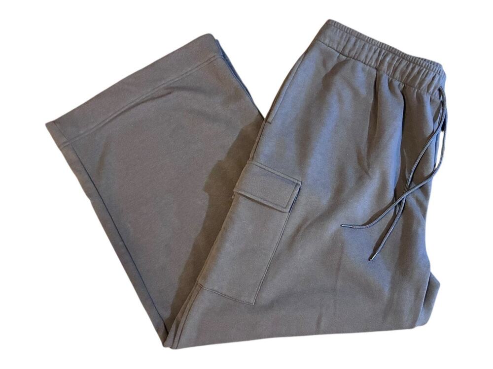 Melrose And Market Grey Cargo Wide Leg Lounge Pants Size Medium